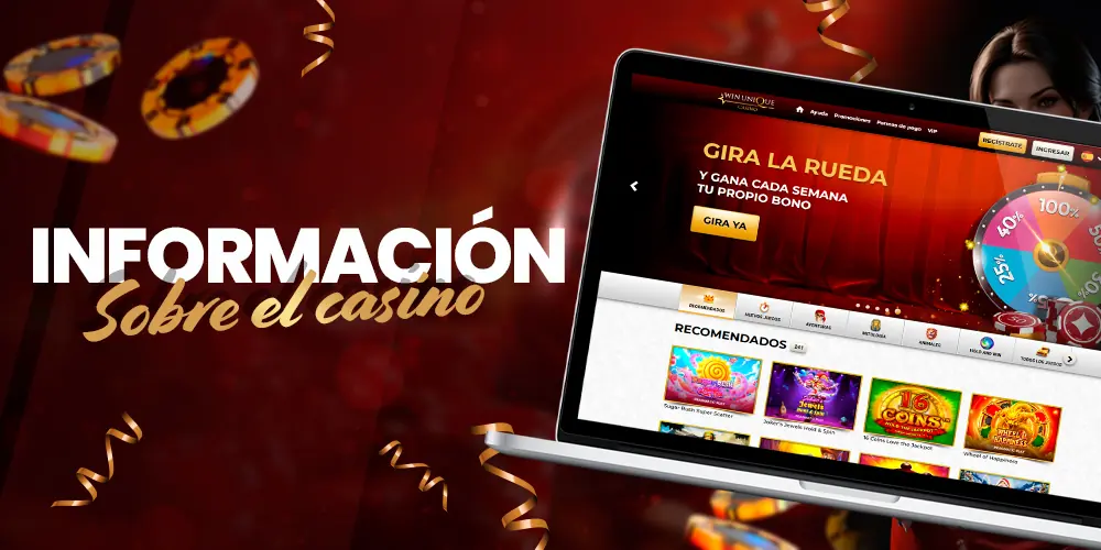 Información sobre el casino.