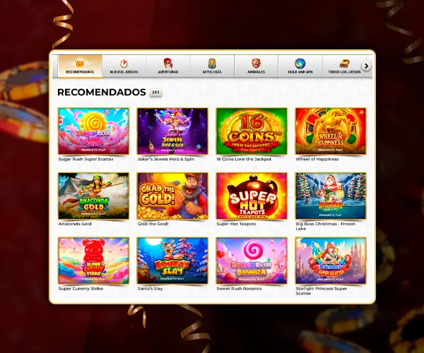Juegos de casino.