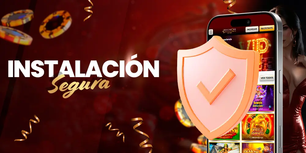 Instalación segura de la aplicación móvil.